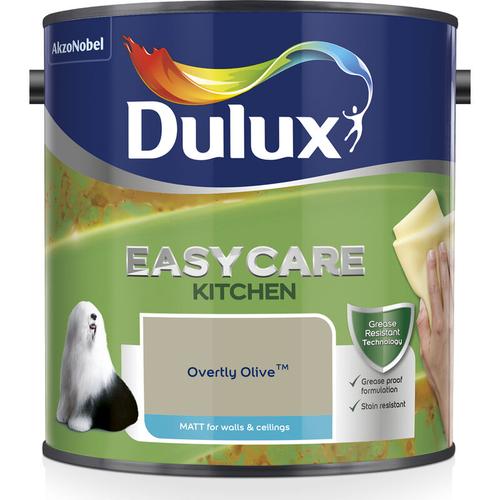 Bild von Dulux Valentine – Dulux Easycare Kitchen Matt Emulsion Paint – 2.5L – Overtly Olive – Overtly Olive