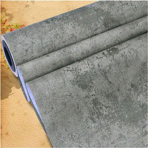 Bild von Briday – Concrete Wall Wallpaper, High Resolution Background Texture Image – Removable Wall Mural | Self-Adhesive Wallpaper (23.6’x118′, COLOR2)