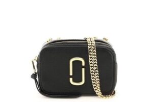 Produktbild von Marc Jacobs (the) The Snapshot Small Camera Bag With Chain – Black – Marc Jacobs Crossbody Bags