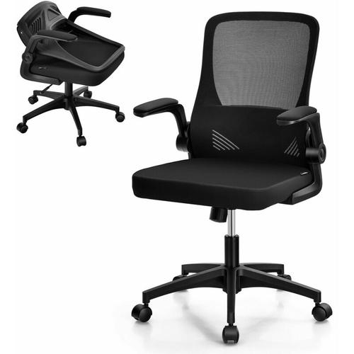 Bild von Foldable Swivel Rolling Executive Task Chair Ergonomic Mesh Office Chair Soft