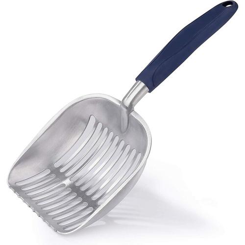 Bild von Metal Litter Scoops Aluminium Alloy Cat Litter Scoops with Long Easy to Clean Handle for Pets,