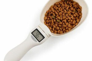 Bild von Dog Measuring Spoon Weighing Spoon with LCD Display for Dog Cat Rabbit Bird Dry Food