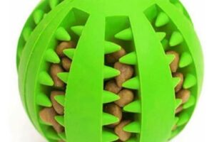 Bild von Dog Toy Ball, bite resistant Non Toxic for Dogs – green