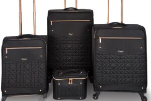 Bild von Dune London Tianna Set of 4 Suitcases – Black