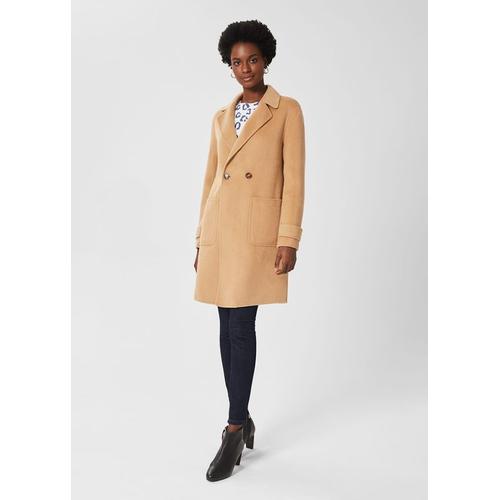 Bild von Alexandra Wool Blend Coat – Natural – Hobbs Coats
