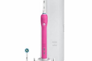 Bild von Oral-B – Smart 4 4500 3D White Pink Bluetooth Electric Toothbrush One Size  for Men and Women