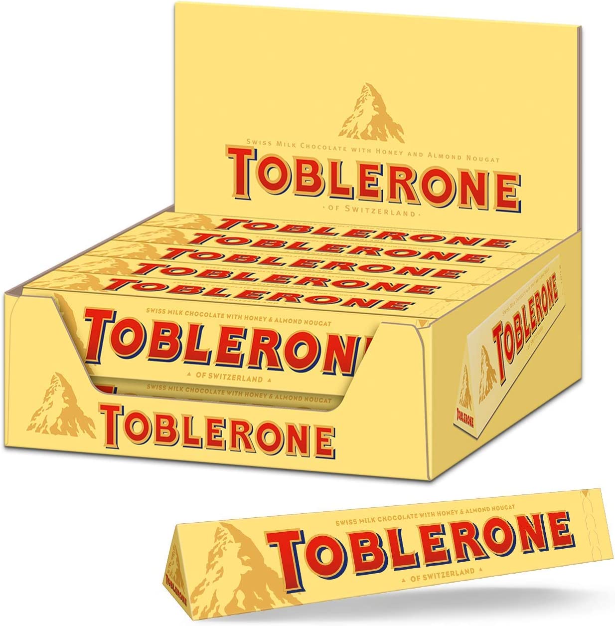 Bild von Toblerone Milk Chocolate 100 g (Pack of 20)