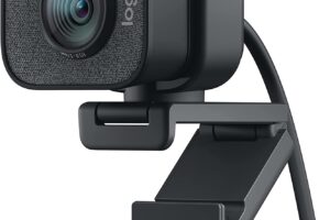 Bild von Logitech StreamCam – Live Streaming Webcam for Youtube and Twitch, Full 1080p HD 60fps, USB-C Connection, AI-enabled Facial Tracking, Auto Focus, Vertical Video – GRAPHITE