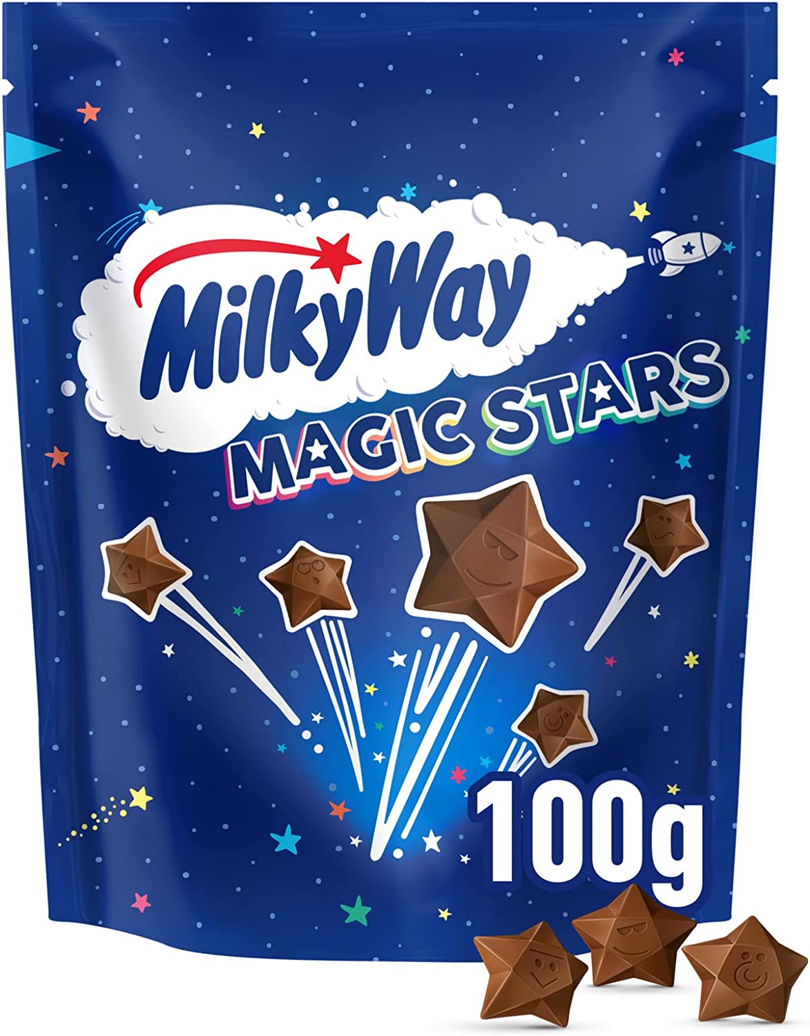 Bild von Milky Way Magic Stars Chocolate Pouch, Movie Night Snacks & Chocolate Gifts, 100 g
