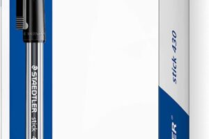 Produktbild von STAEDTLER Stick 430 M-9 Ballpoint Pen Medium – Black (Box of 10)