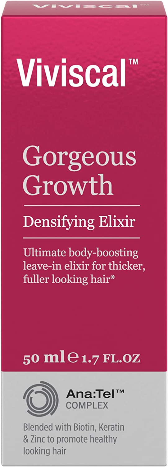 Bild von Viviscal Densifying Elixir for Fuller and Thicker Hair, Body-Boosting Leave-In Treatment Blended with Biotin and Keratin, 50 ml COC Pump Bottle