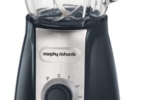 Produktbild von Morphy Richards 403010 Jug Blender with Ice Crusher Blades Inspire Kitchen Confidence, Glass, 600 W, 1.5 liters, Grey