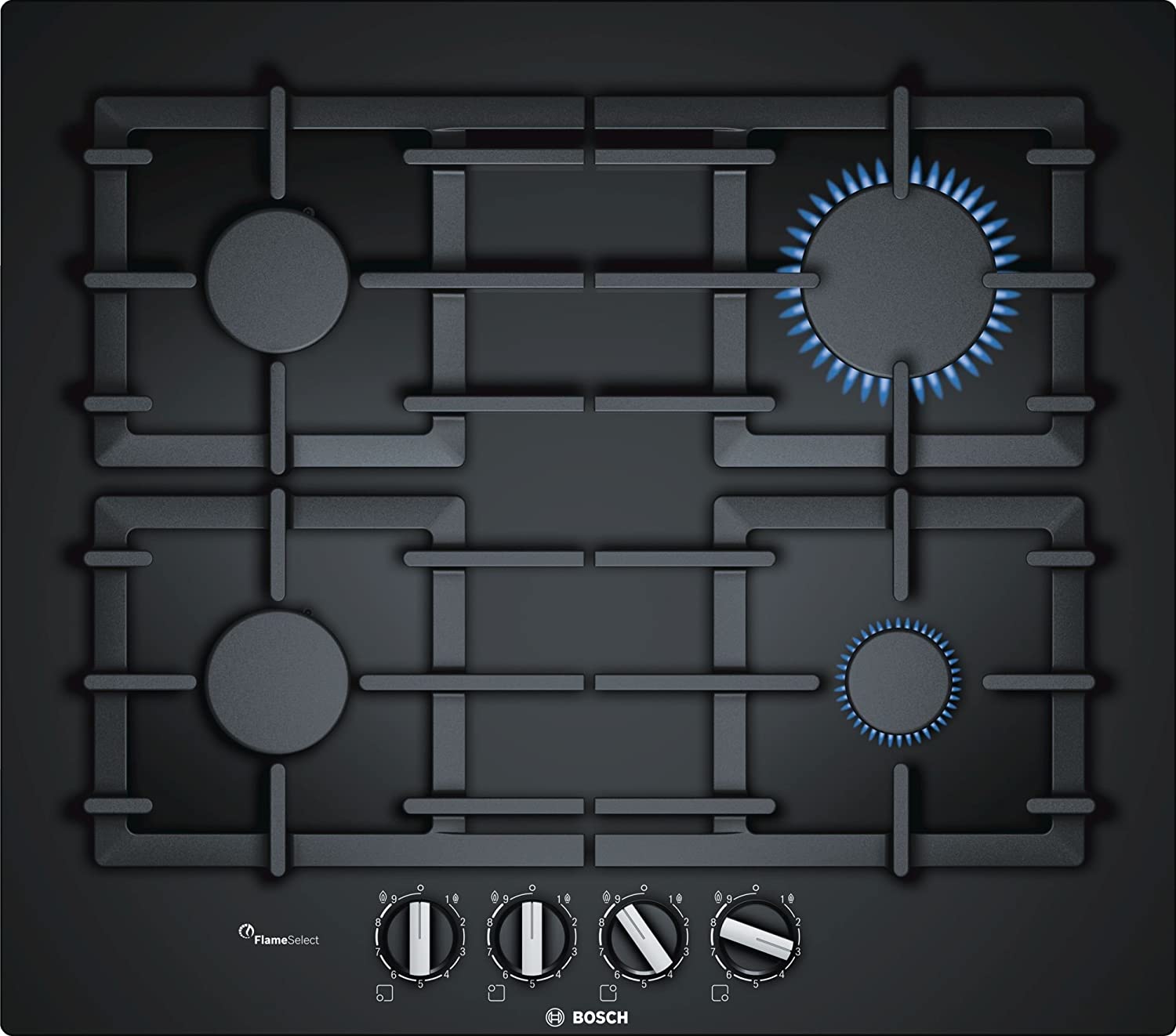 Bild von Bosch PPP6A6B90 Gas Hob – Black [Energy Class A]