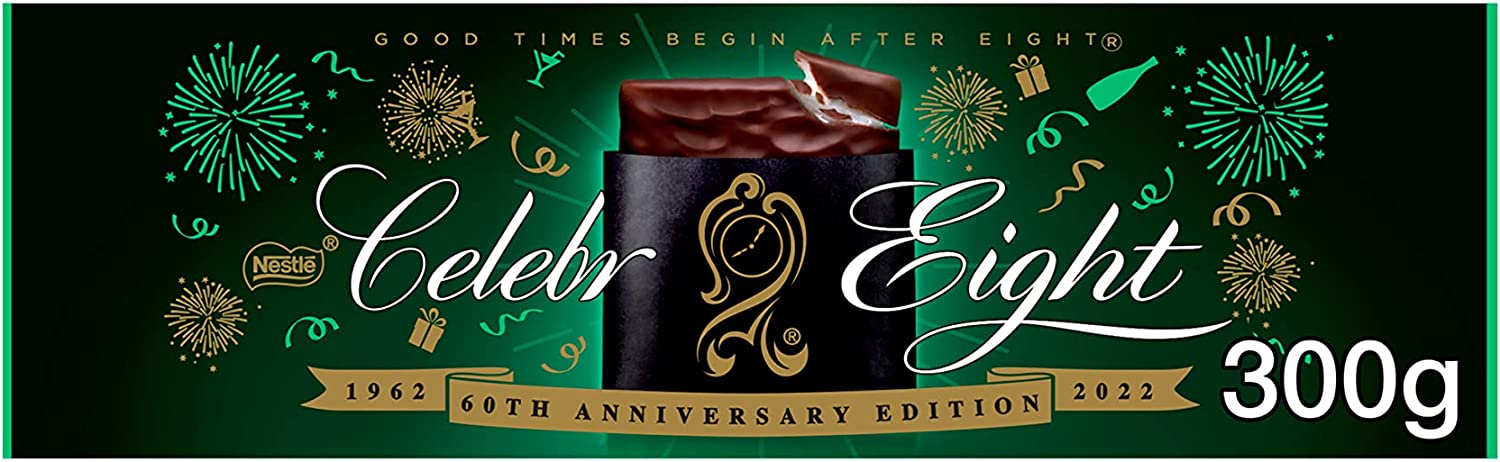 Bild von AFTER EIGHT – Dark Mint Chocolate Thins | Carton of Mint Chocolates, 300 g (Pack of 1)