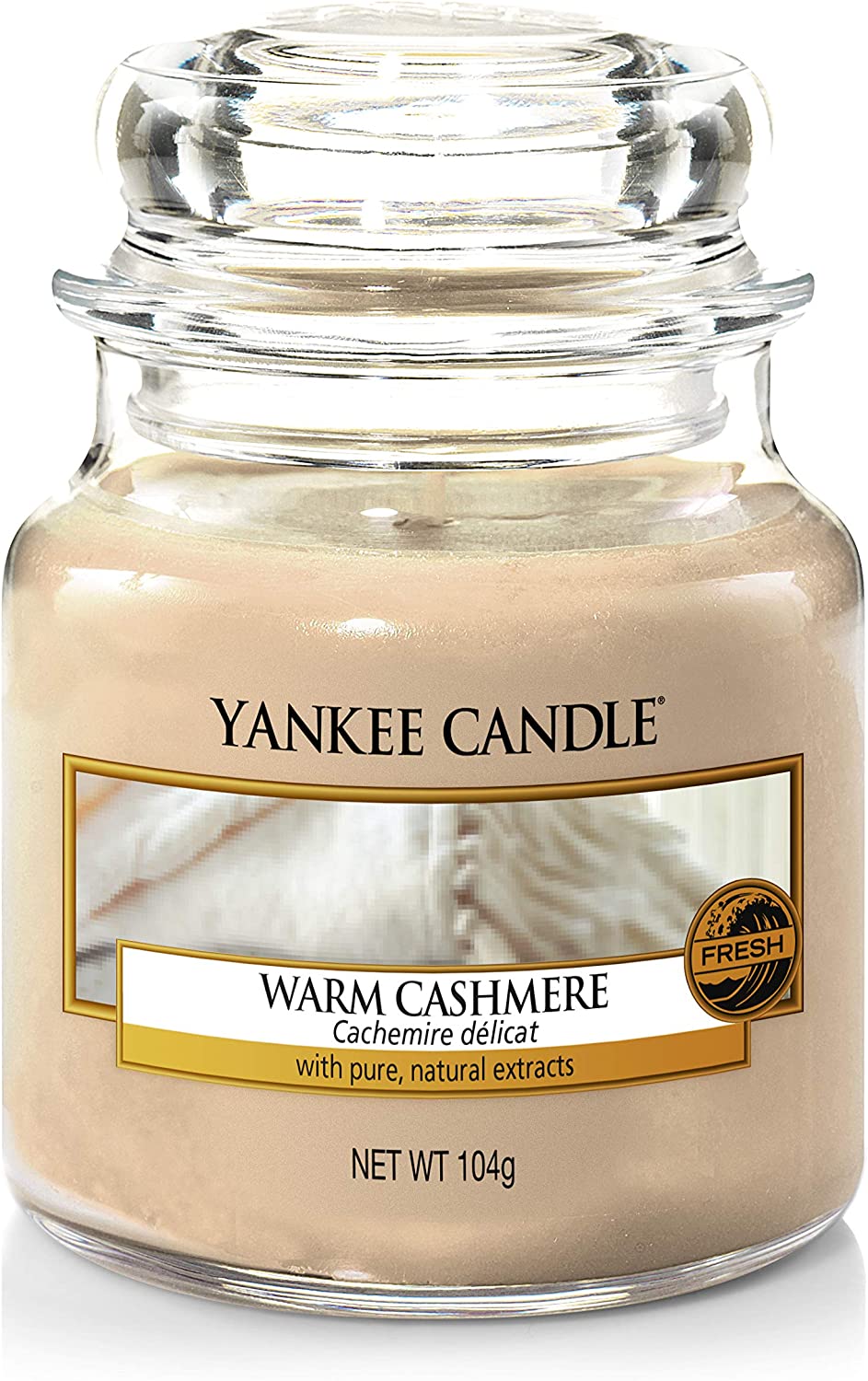 Bild von Yankee Candle Scented Candle | Warm Cashmere Small Jar Candle | Burn Time: Up to 30 Hours