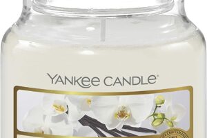 Produktbild von Yankee Candle Scented Candle | Vanilla Small Jar Candle | Burn Time: Up to 30 Hours [Energy Class A]