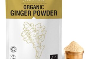 Bild von Ausha Organic Ginger Root Powder 250g | Ginger Tea | Anti Inflammatory, Immunity, Digestion Aid | Cooking ,Wellness