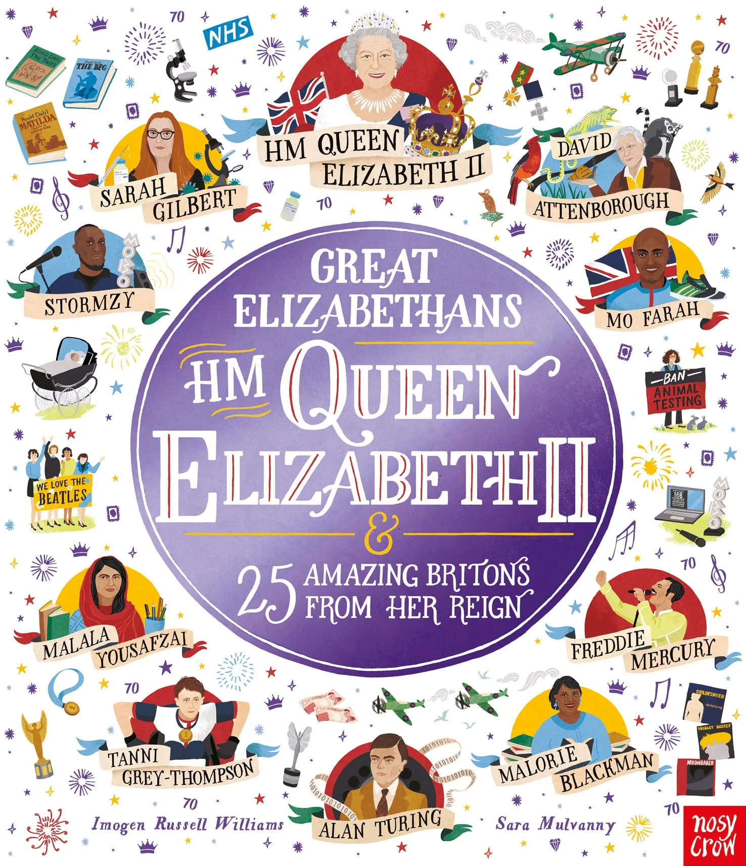 Bild von Great Elizabethans: HM Queen Elizabeth II and 25 Amazing Britons from Her Reign Book By Imogen Russell Williams – Ages 7-12 – Paperback