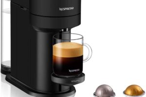 Bild von Nespresso XN910N40 Vertuo Next coffee machine by Krups, Matt Black