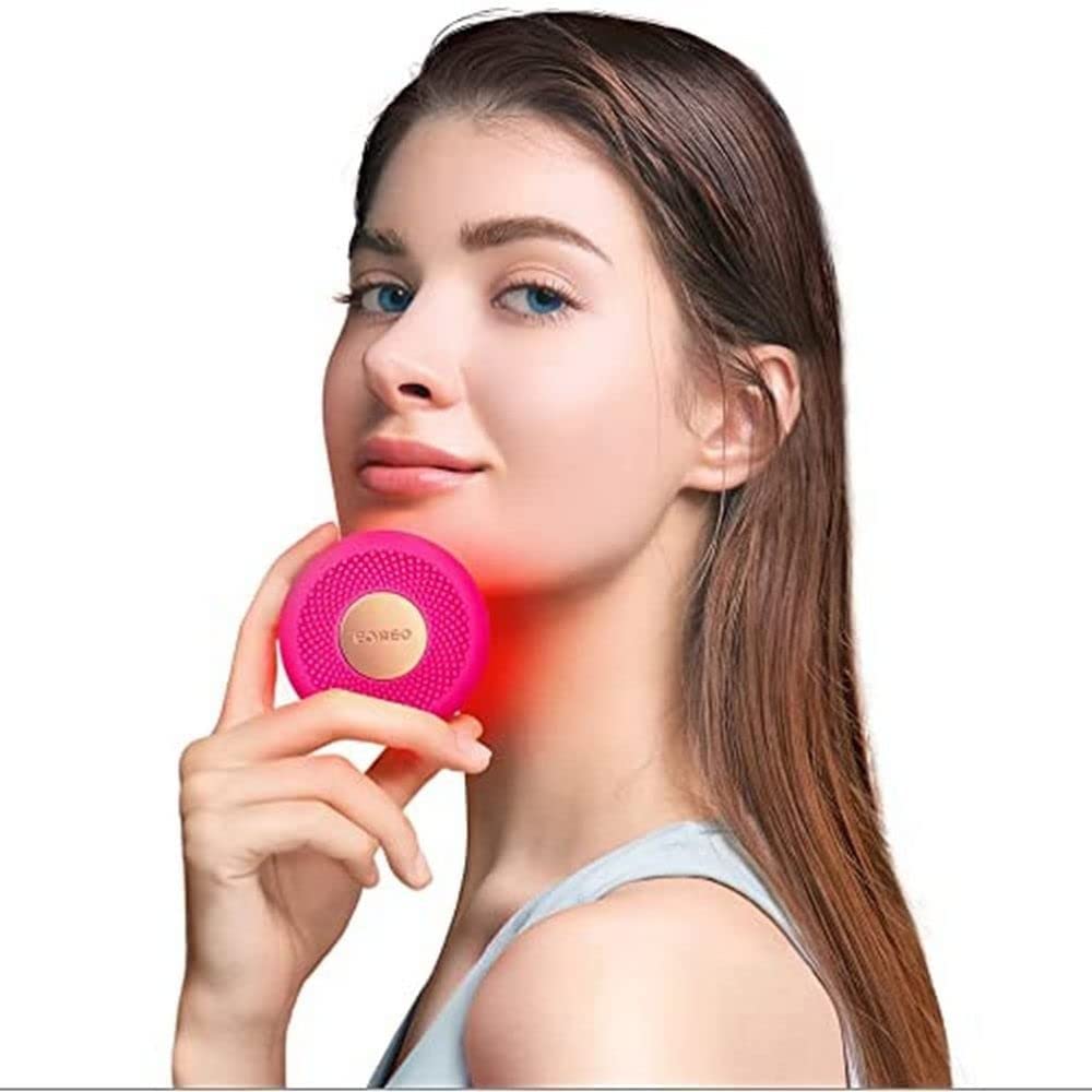 Bild von Foreo Ufo Mini 2 Full Facial Led Mask Treatment, Red Light Therapy, Face Masks Beauty Treatment, Korean Skincare, Thermotherapy & Face Massager, Moisturiser, Increased Skin Care Absorption, Fuchsia