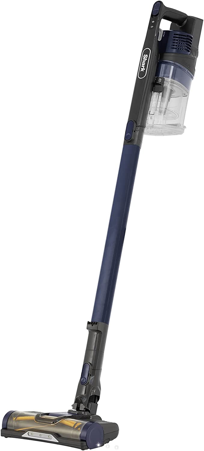 Bild von Shark Cordless Stick Vacuum Cleaner [IZ103UKGB] Amazon Exclusive Model, Anti Hair Wrap, Car Detailing Kit, Single Battery, Dark Blue