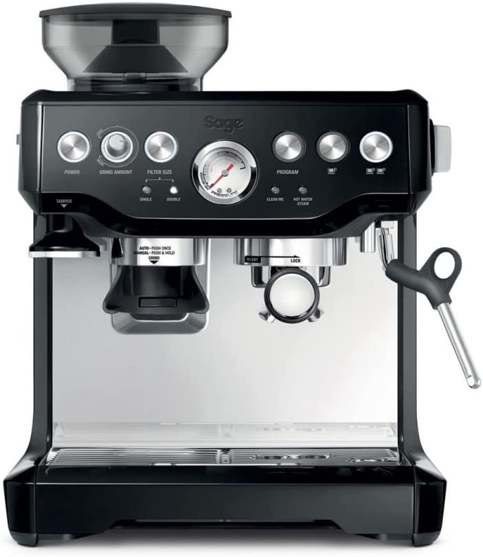 Bild von Sage Barista Express Espresso Machine – Espresso and Coffee Maker, Bean to Cup Coffee Machine, BES875BKS, Black Sesame