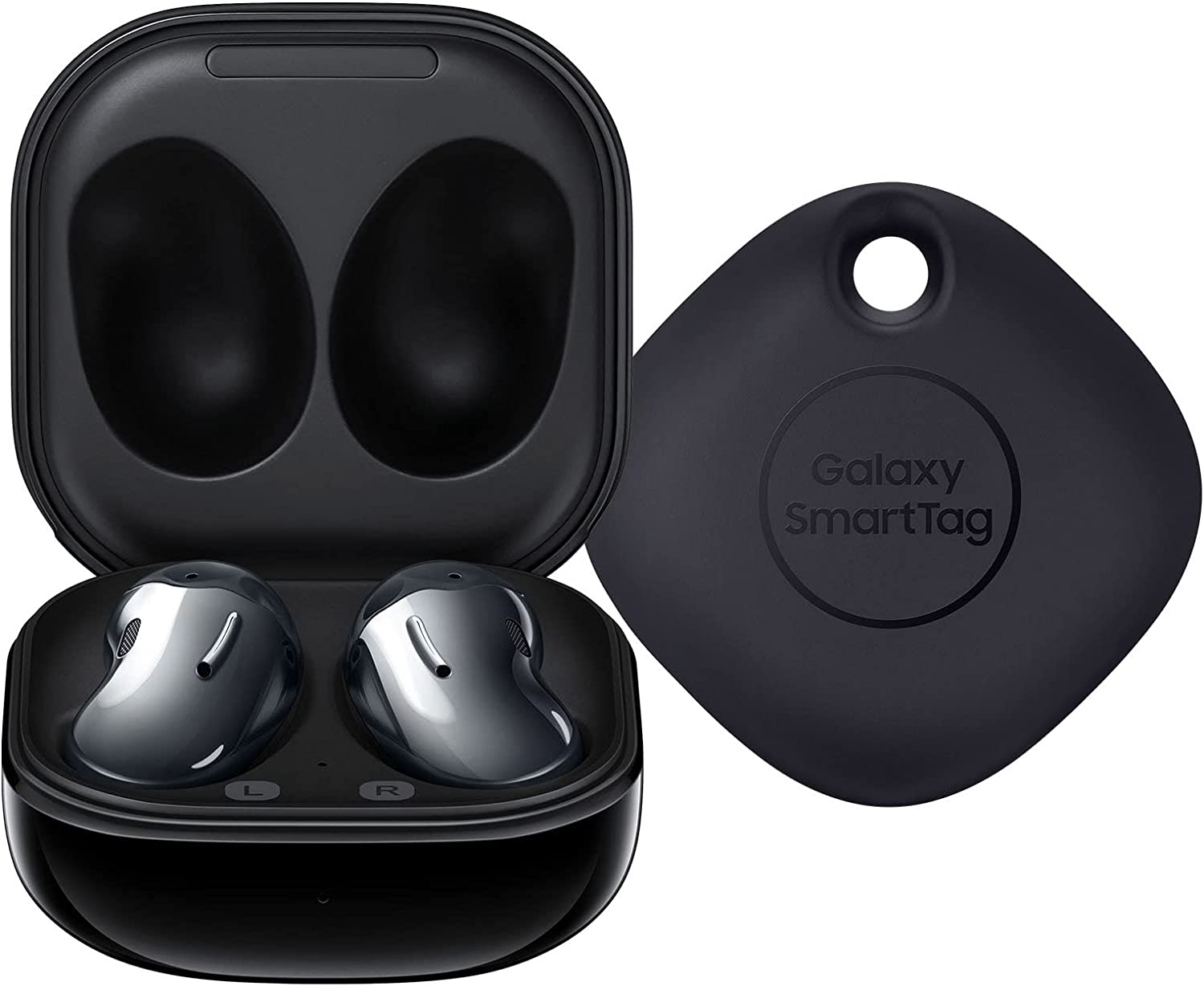 Bild von Samsung Galaxy Buds Live Wireless Earphones Black + Samsung SmartTag+ Black
