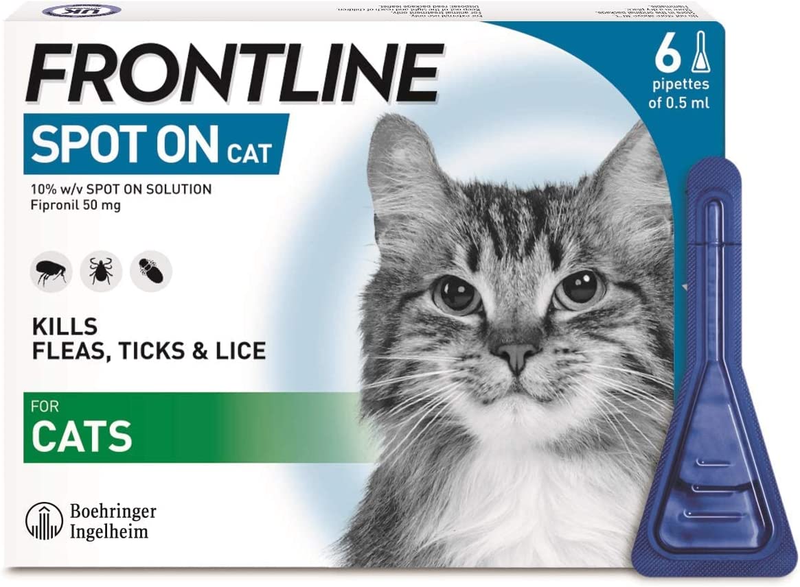 Bild von FRONTLINE Spot On Flea & Tick Treatment for Cats – 6 Pipettes