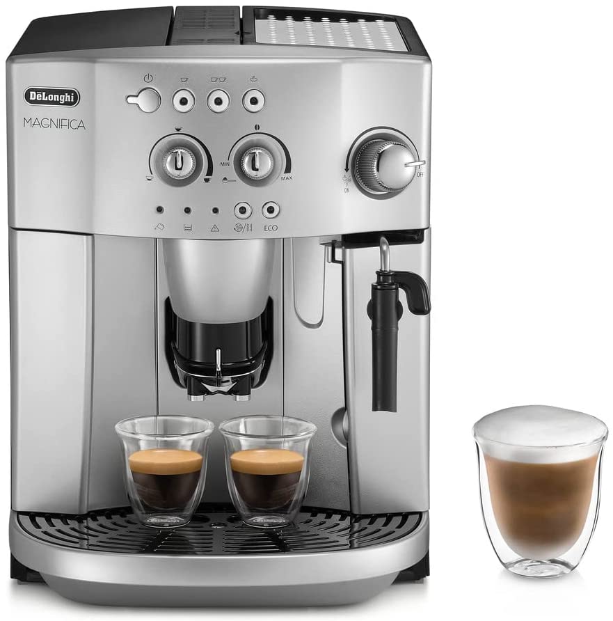 Bild von De’Longhi Magnifica, Automatic Bean to Cup Coffee Machine, Espresso, Cappuccino, ESAM 4200.S, Silver