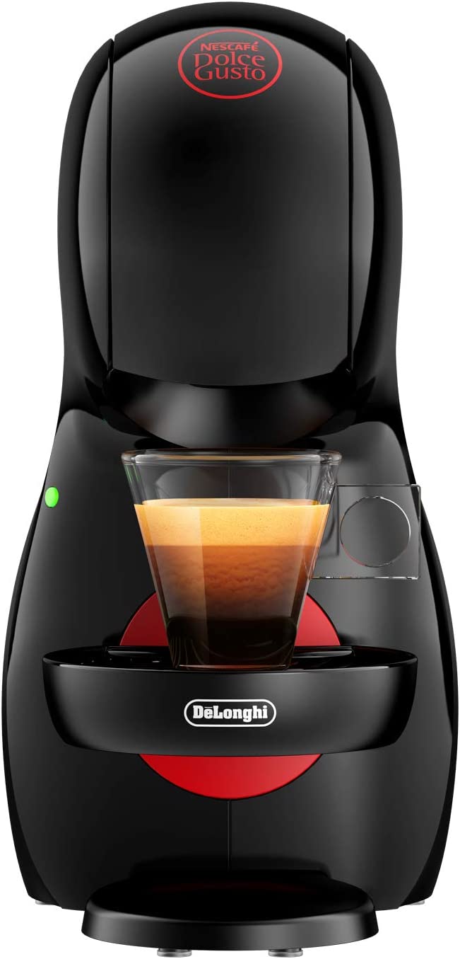 Bild von DeLonghi Nescafé Dolce Gusto Piccolo XS Pod Capsule Coffee Machine, Espresso, Cappuccino and more, EDG210.B, Black & Red