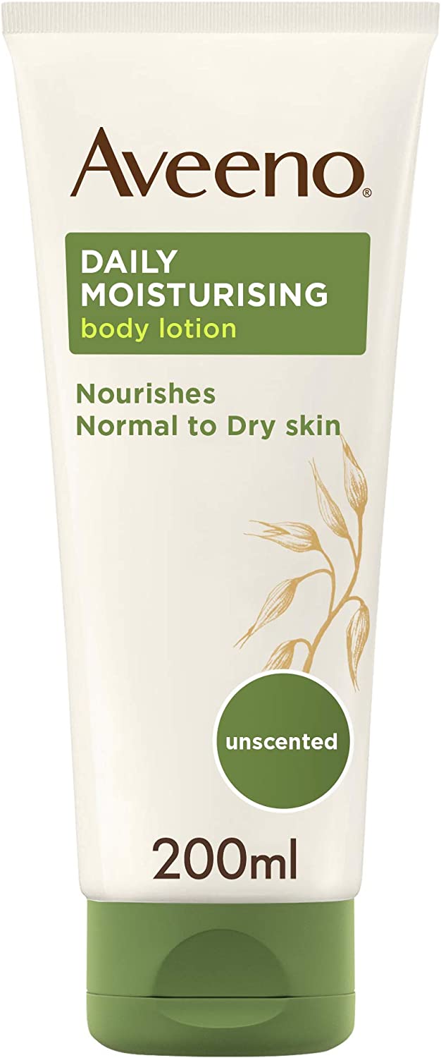 Bild von Aveeno Daily Moisturising Lotion | For Normal to Dry Skin Care | With Prebiotic Oatmeal and Glycerin | Moisturises for 24 Hours | 200 ml