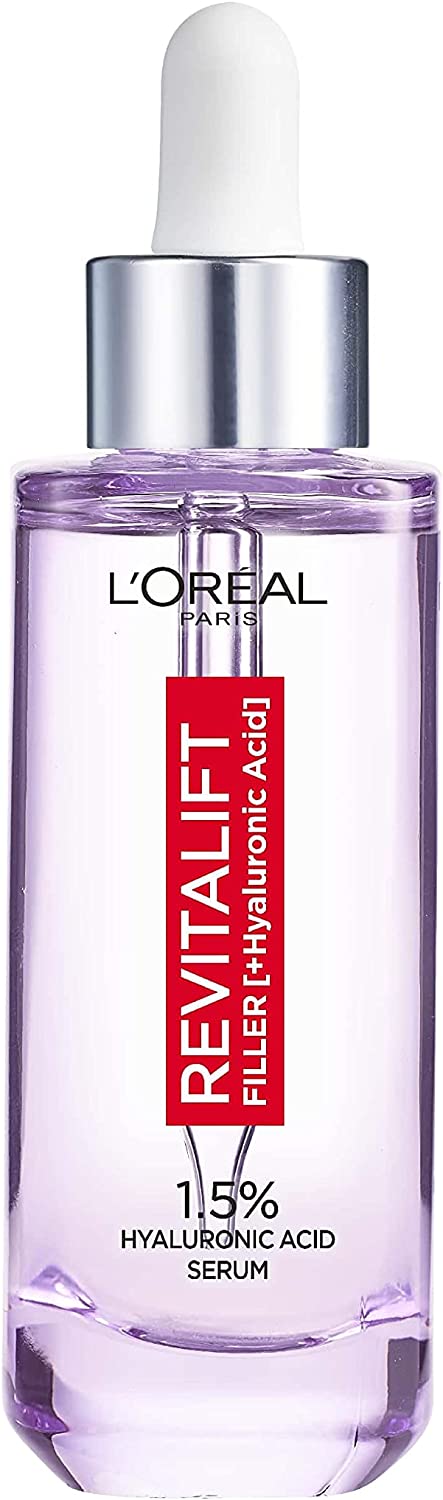 Bild von L’Oreal Paris Hyaluronic Acid Serum Revitalift Filler [+Hyaluronic Acid] Anti-Wrinkle Dropper Serum Large 50 ml