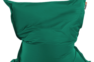 Bild von Beliani Large Bean Bag Green Lounger Zip Giant Beanbag Material:Polyester Size:180x20x140
