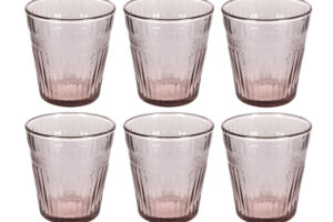 Produktbild von Luxe – Barroc Glass Tumblers – Set of 6 – Purple