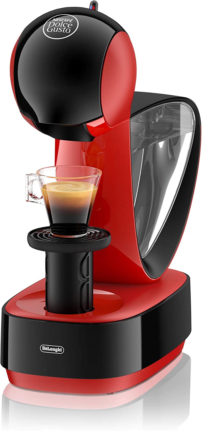Bild von DeLonghi Nescafé Dolce Gusto Infinissima Pod Capsule Coffee Machine, Espresso, Cappuccino and more,1.2 Liters, EDG260.R, Red & Black