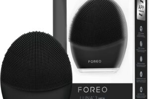 Bild von Foreo Luna 3 Men | Facial Cleansing Brush For Skin & Beard | Firming Silicone Face Massager Electric | Ultra-Hygienic Skin Care | Travel Friendly Face Exfoliator | Simple Face Wash | App-Connected