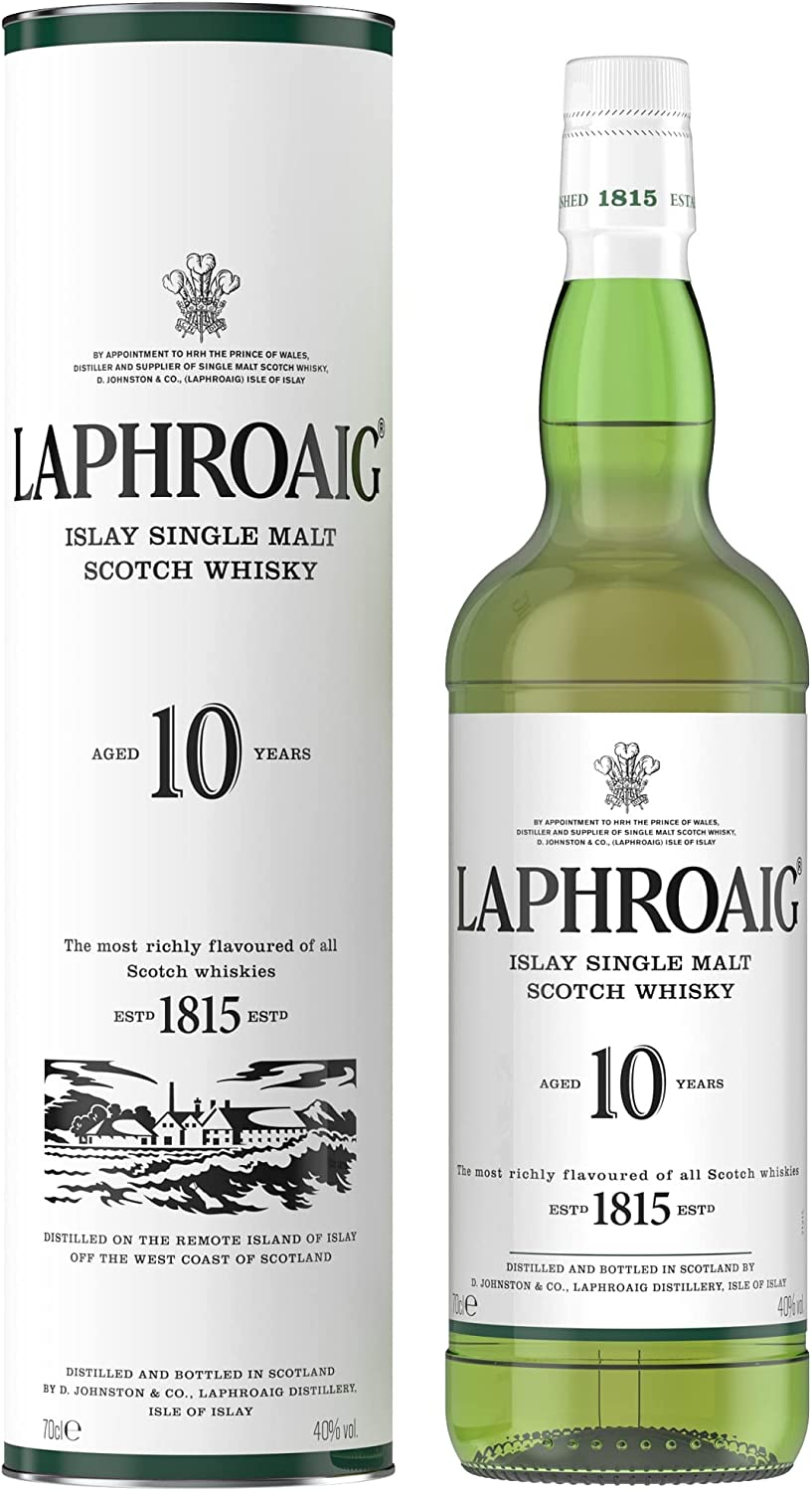Bild von Laphroaig 10 Year Old Islay Single Malt Scotch Whisky, 70 cl