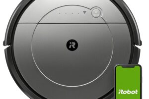 Bild von iRobot® Roomba® Combo 111840 robot vacuum & mop connected Robot Vacuum with multi cleaning modes – Powerful vacuuming – Daily mopping – Personalized suggestions – Voice Assistant Compatibility