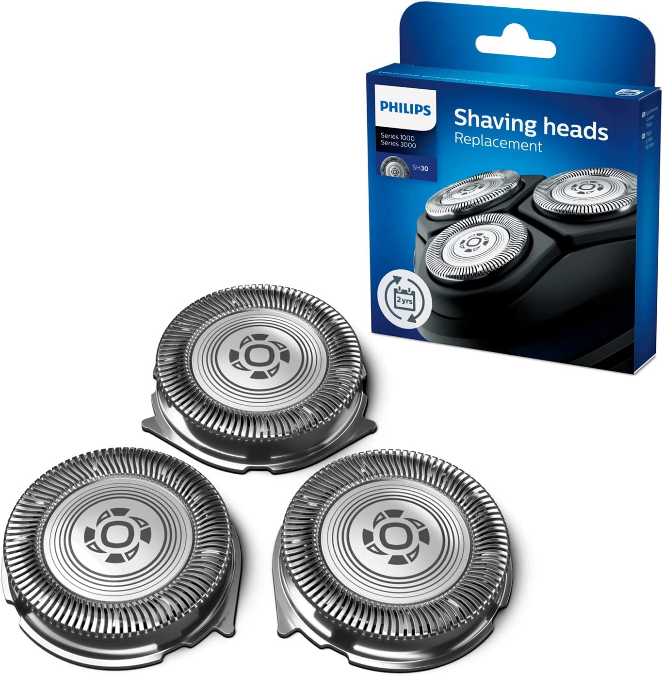Bild von Philips Replacement Shaver Blades for Series 1000 + 3000 Electric Shavers – SH30/50