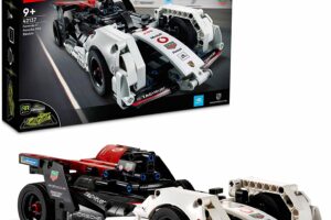 Produktbild von LEGO 42137 Technic Formula E Porsche 99X Electric, Pull Back Toy Racing Car Model Building Kit with Immersive AR App Play, Gifts for Boys & Girls