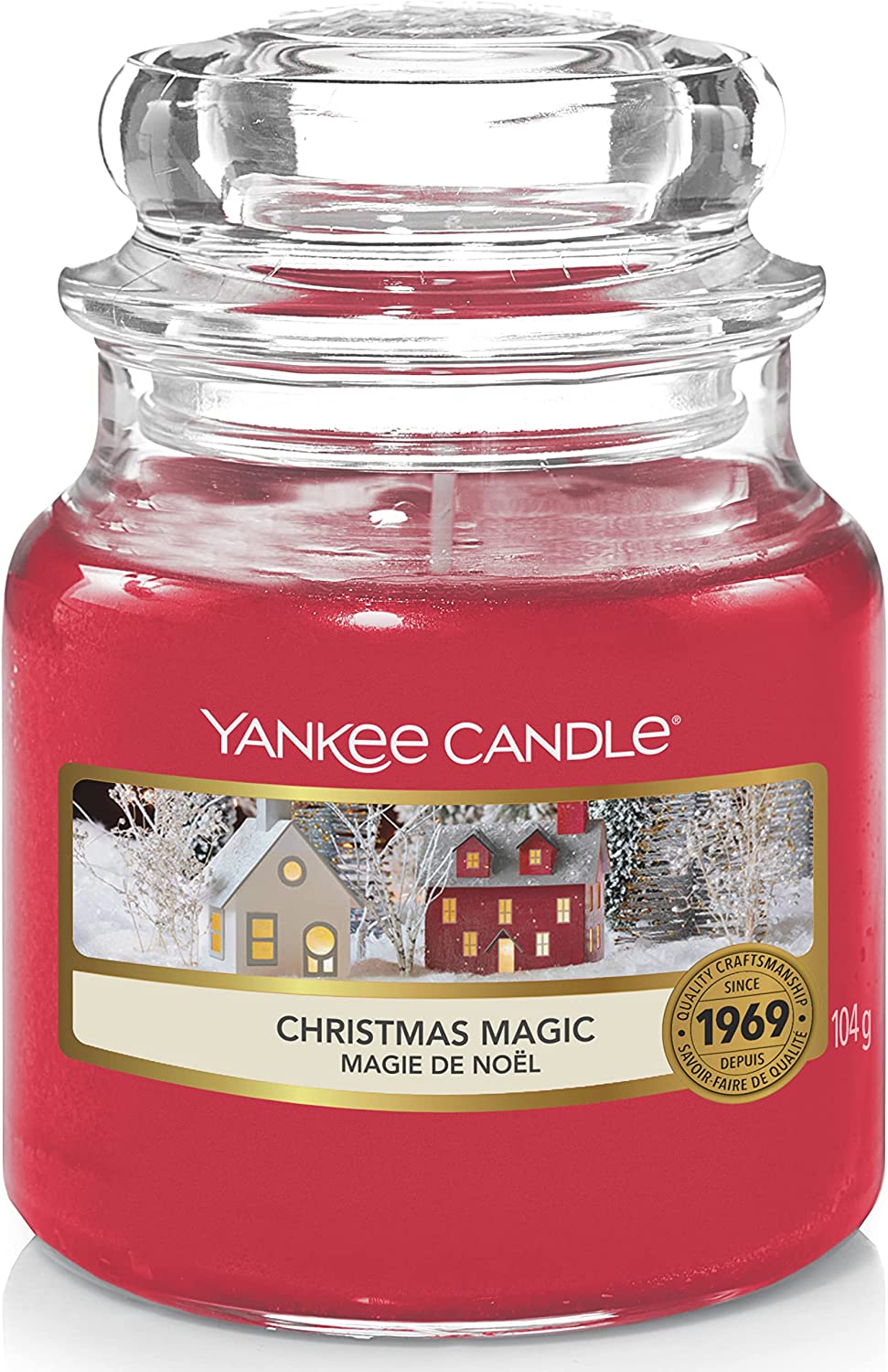 Bild von Yankee Candle Scented Candle | Christmas Magic Small Jar Candle | Burn Time: Up to 30 Hours