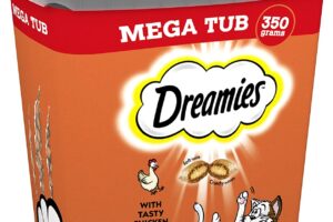 Bild von Dreamies Cat Treats Chicken 350g (pack of 2)