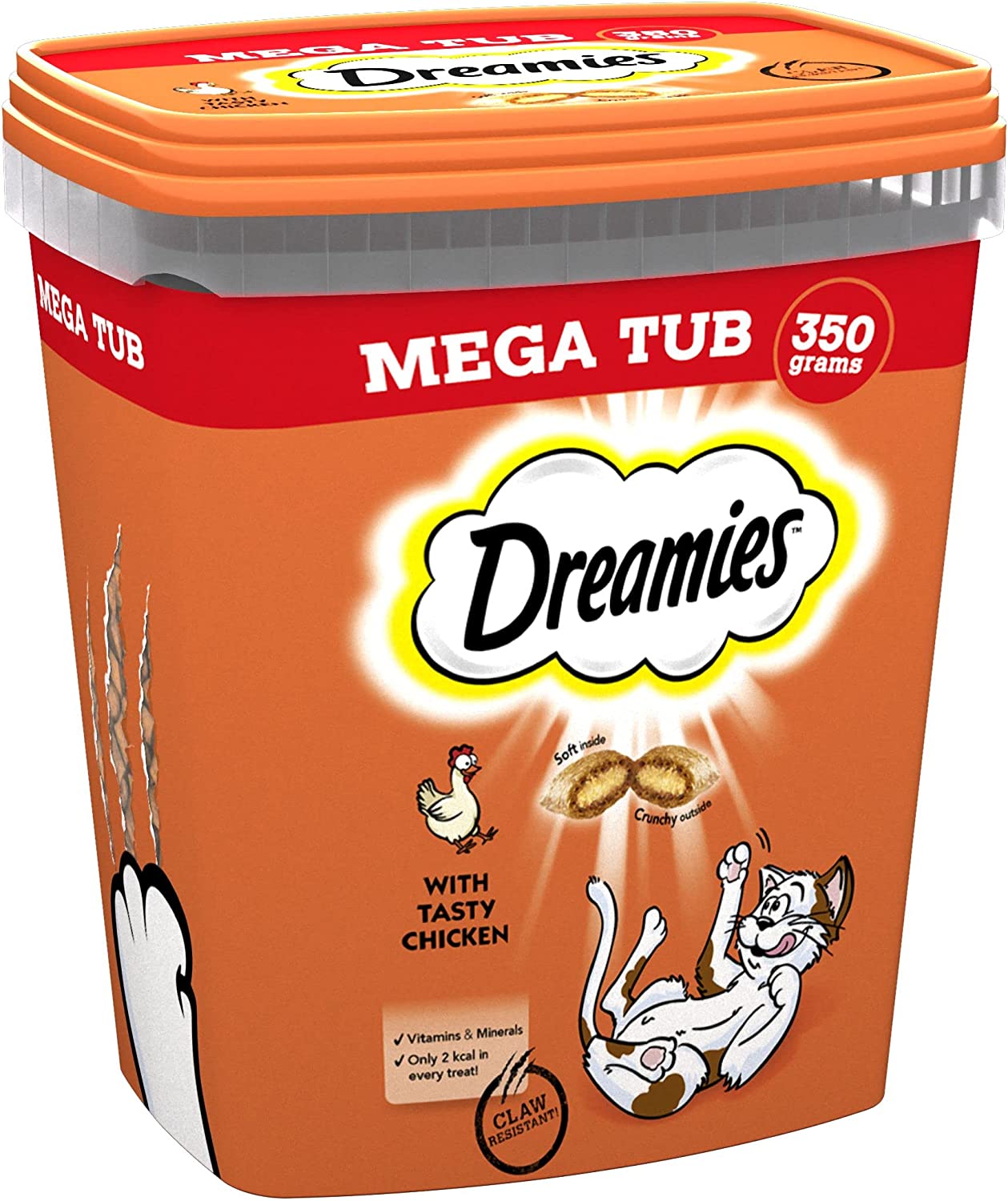 Bild von Dreamies Cat Treats Chicken 350g (pack of 2)