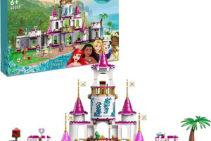 Bild von LEGO 43205 Disney Princess Ultimate Adventure Castle Building Toy with 5 Princess Mini-Dolls Including Ariel, Rapunzel and Snow White, Girls & Boys Gifts