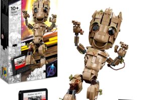 Bild von LEGO 76217 Marvel I am Groot Buildable Toy, Guardians of the Galaxy 2 Set, Collectable Baby Groot Model Figure, Gift Idea