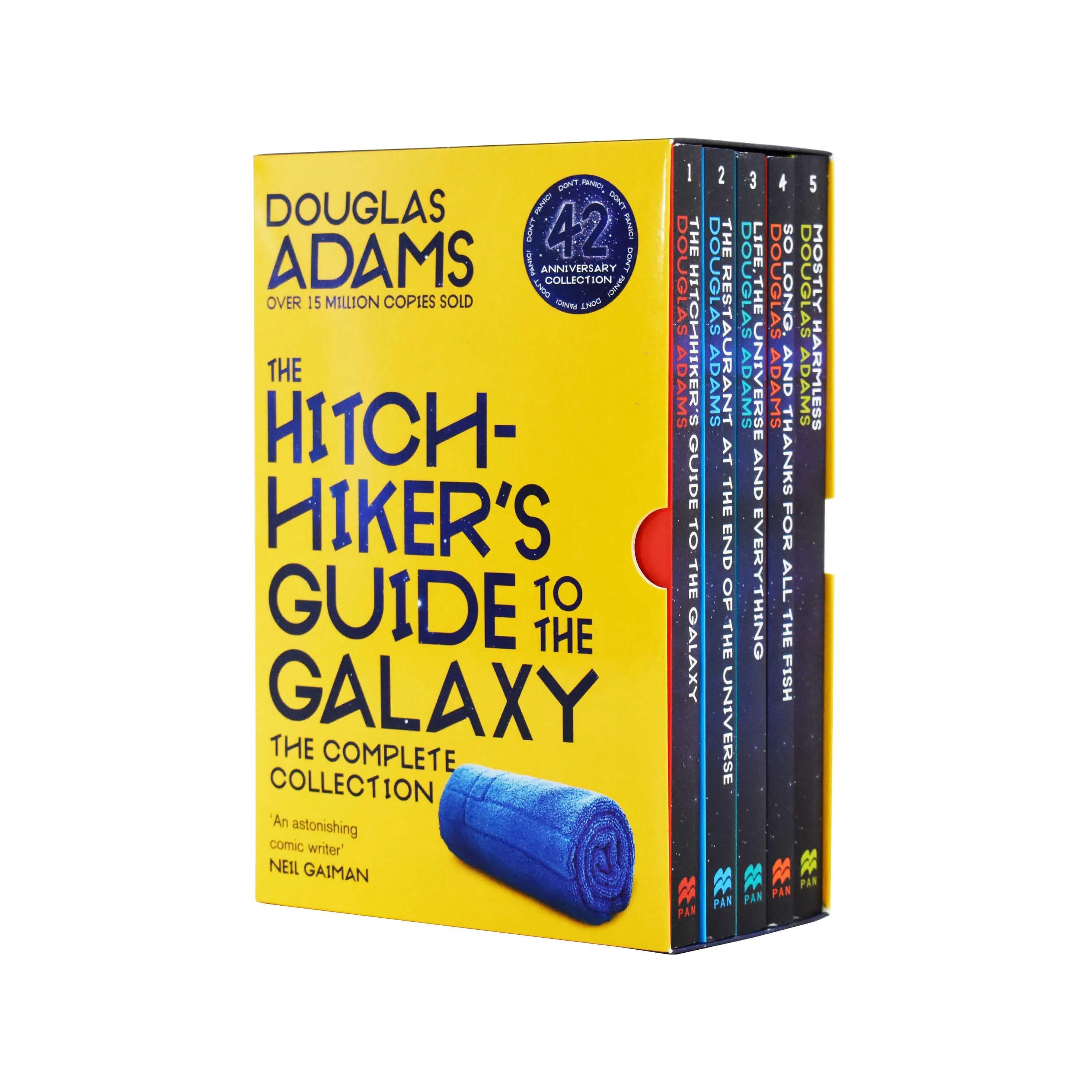 Produktbild von The Hitchhiker’s Guide to the Galaxy by Douglas Adams: Complete Books 1-5 Box Set – Fiction – Paperback