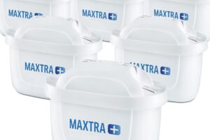 Produktbild von BRITA MAXTRA + Replacement Water Filter Cartridges , Compatible with all BRITA Jugs – Reduce Chlorine , Limescale and Impurities for Great Taste – Pack of 6 (Packing may vary)