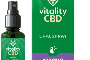 Produktbild von Vitality CBD Oral Spray with MCT Oil, 30ml Berry ,1200mg of CBD