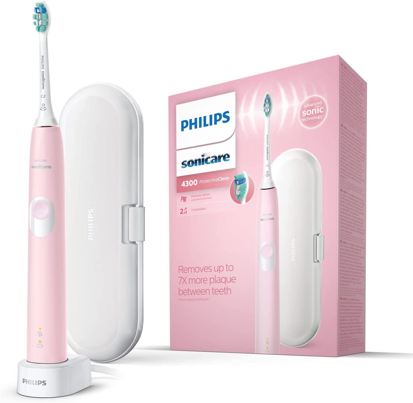 Bild von Philips Sonicare ProtectiveClean model 4300 Electric Toothbrush, Pastel Pink