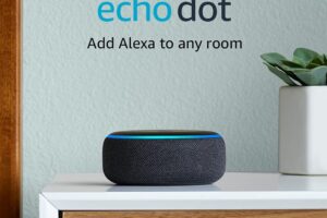 Produktbild von Echo Dot (3rd Gen) – Compact Bluetooth Speaker with Alexa – Charcoal Fabric
